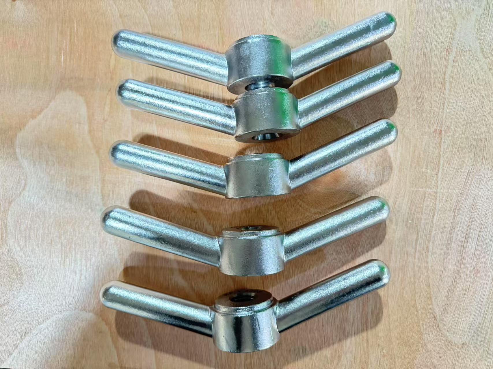 Stainless Steel SS304 SS316 Investment Castings Wing Nut with machining (1)