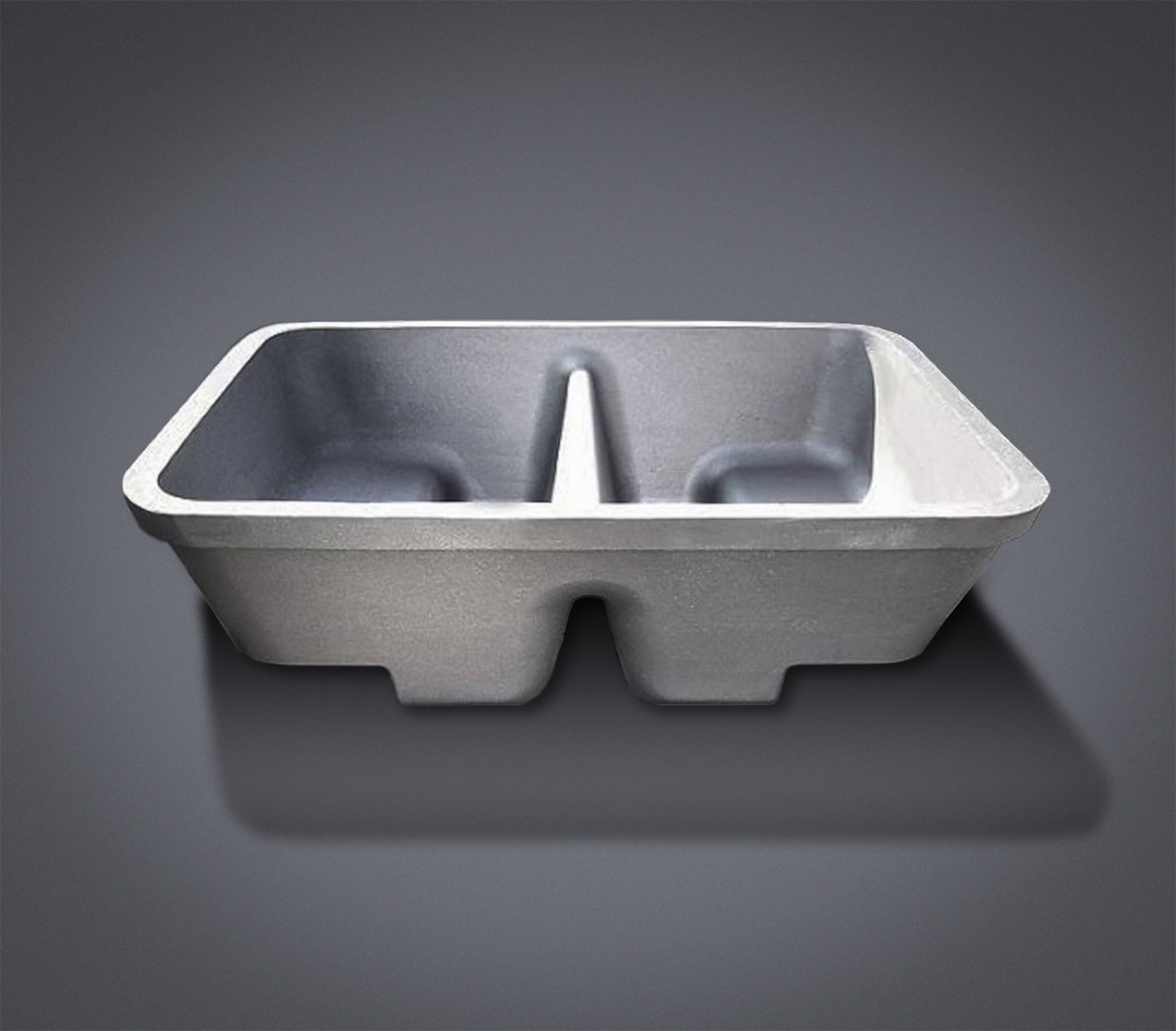 Skim Pan, Sow Molds, Dross Pan, Slag Pan, Skim Pots, Slag Crucible for Aluminum Recycling Unit